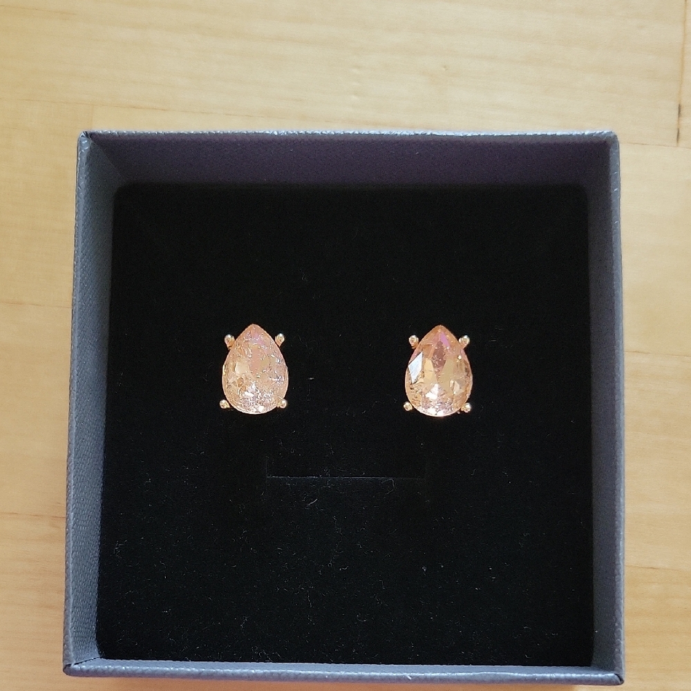 Elegant Champane Teardrop Earrings
